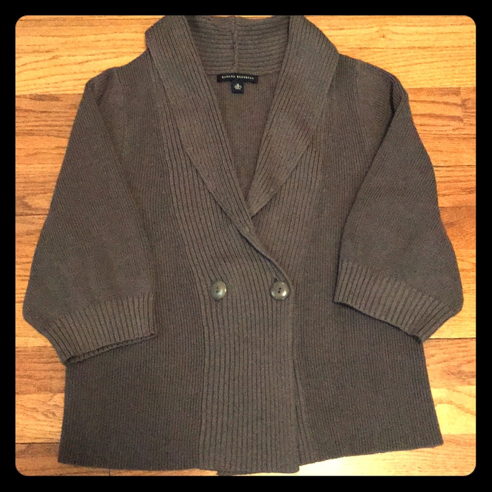 Banana Republic brown cardigan